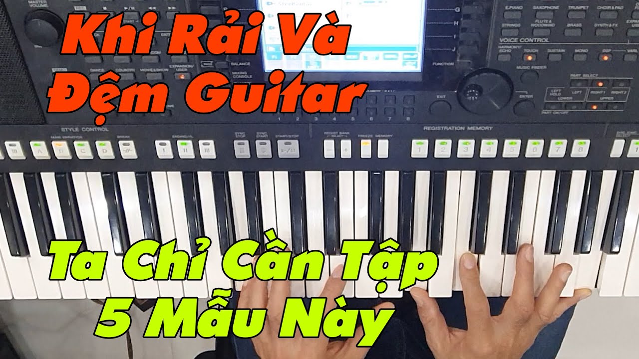 Cách Đánh Guitar Trên Organ | Mẹo Đệm Hát | #9