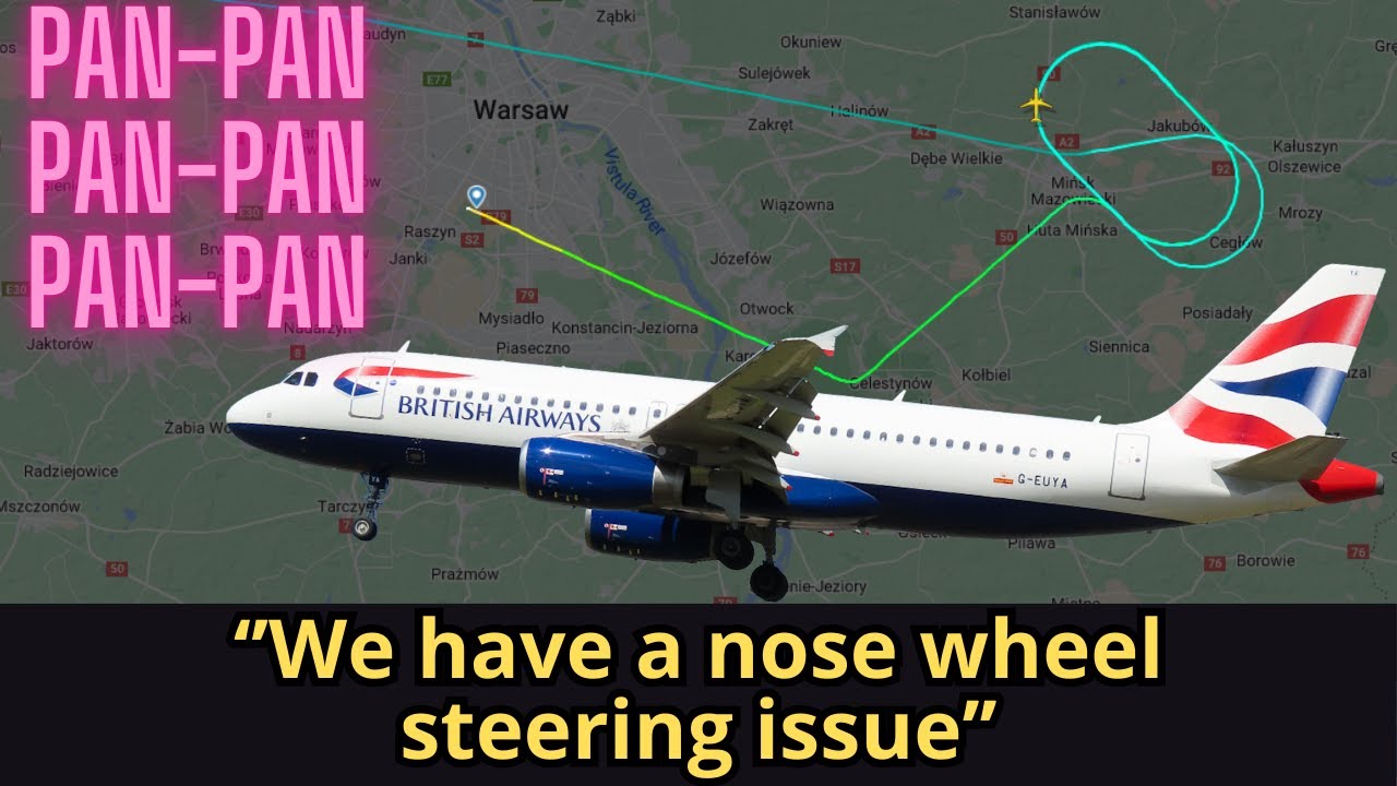 PAN-PAN-PAN! PROBLEMY TECHNICZNE BRITISH AIRWAYS NA LOTNISKU CHOPINA W WARSZAWIE!
