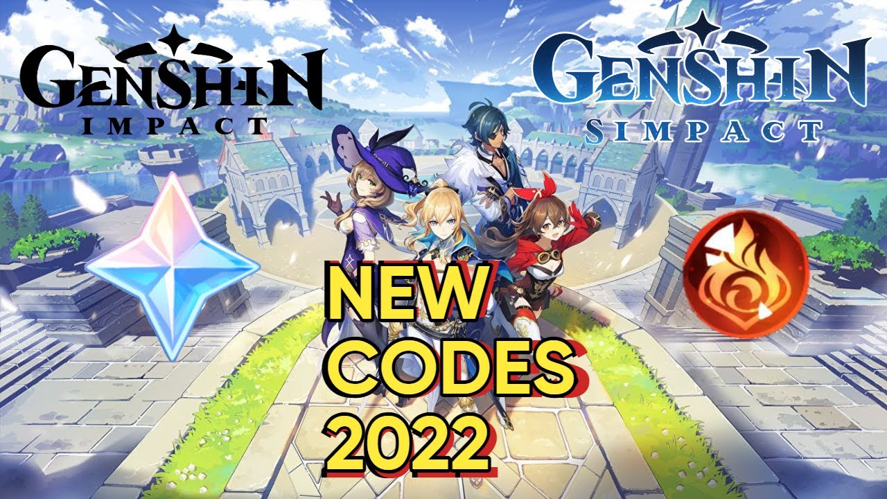 4 NEW REDEEM CODES GENSHIN IMPACT MARCH 2022 - GENSHIN IMPACT CODES MARCH 2022 - GENSHIN CODES