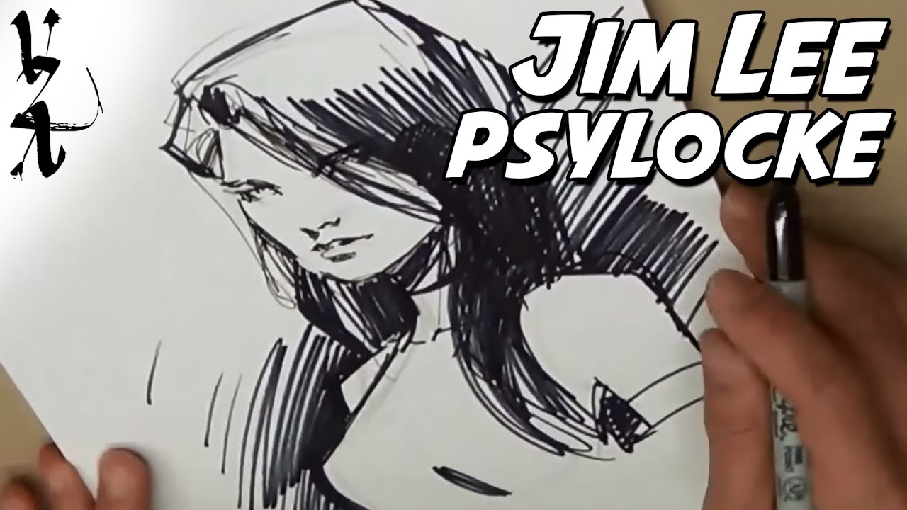 Джим Ли рисует Псайлок Квик