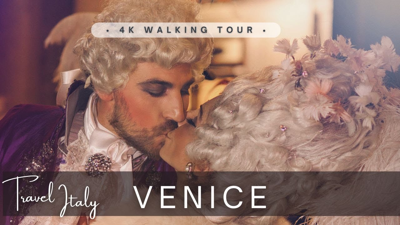 Venice - Venezia - Carnival🚗 Italy 4K Walking Tour - Station Santa Lucia - San Marco [4K ] 📸 | Ep.19