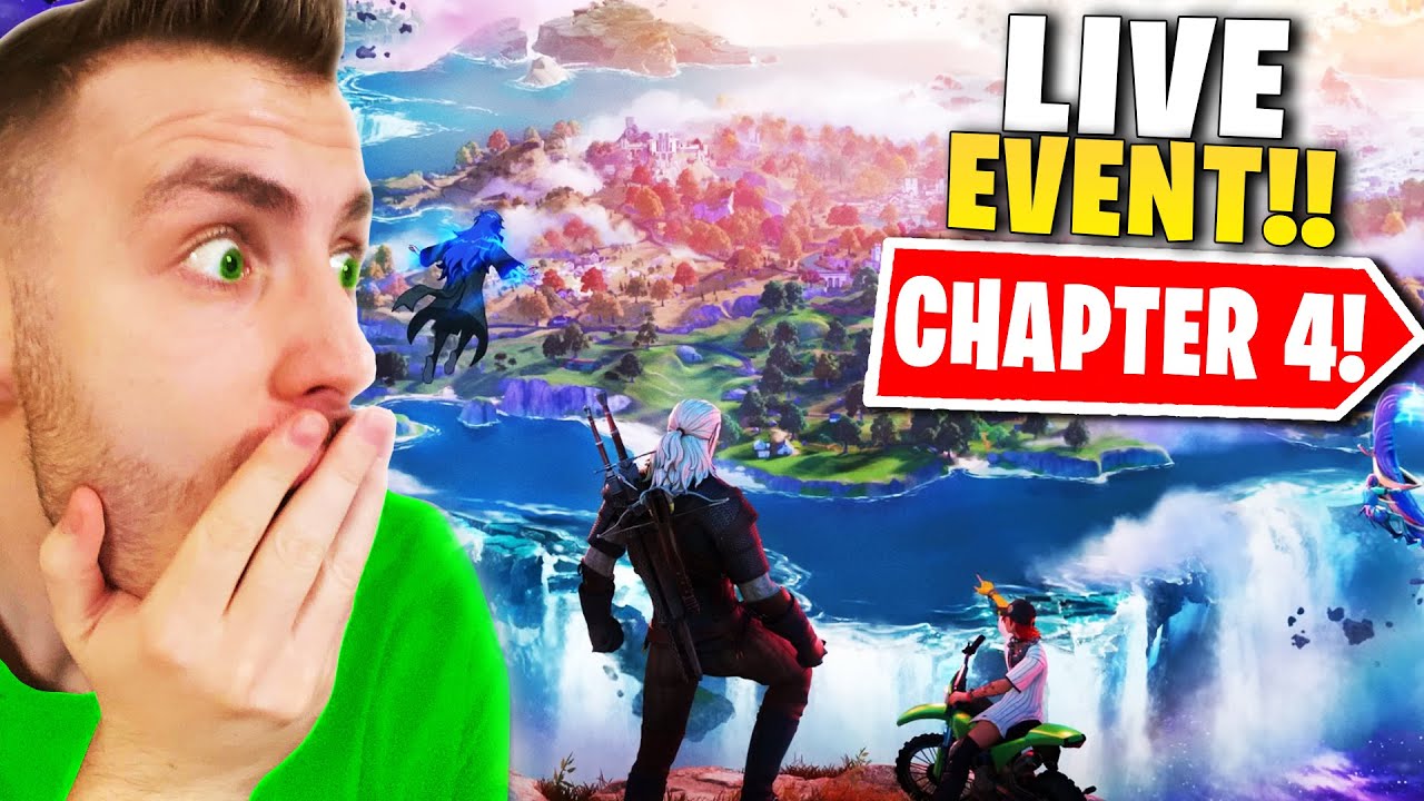 REAKCE NA LIVE EVENT CHAPTER 4 VE FORTNITE!