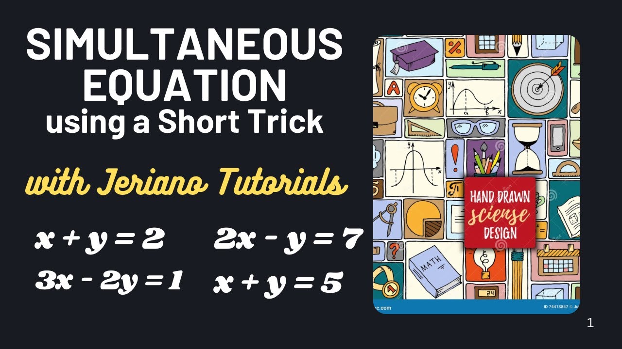 📘 SIMULTANEOUS EQUATION | SHORT TRICK METHOD (FAST & EASY)
