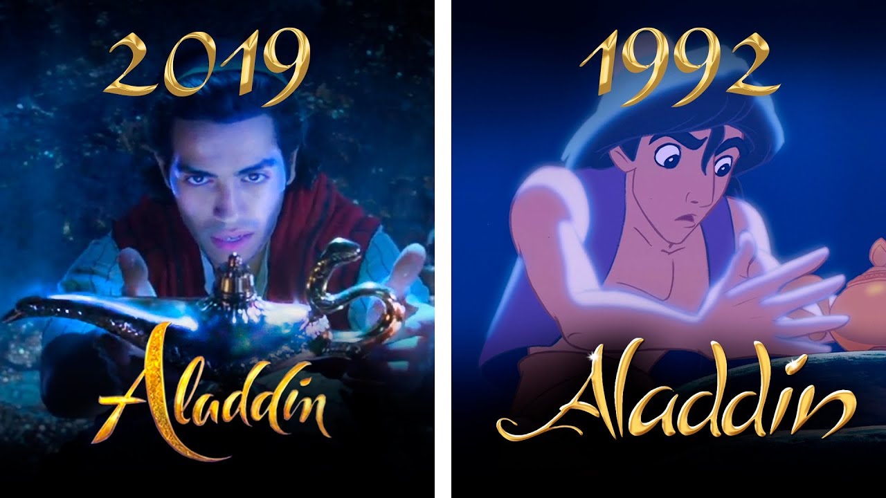 ALADDIN 2019 VS 1992 Teaser comparison