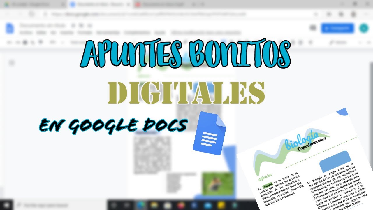 📝APUNTES BONITOS DIGITALES en GOOGLE DOCS📓 || Nora's Study