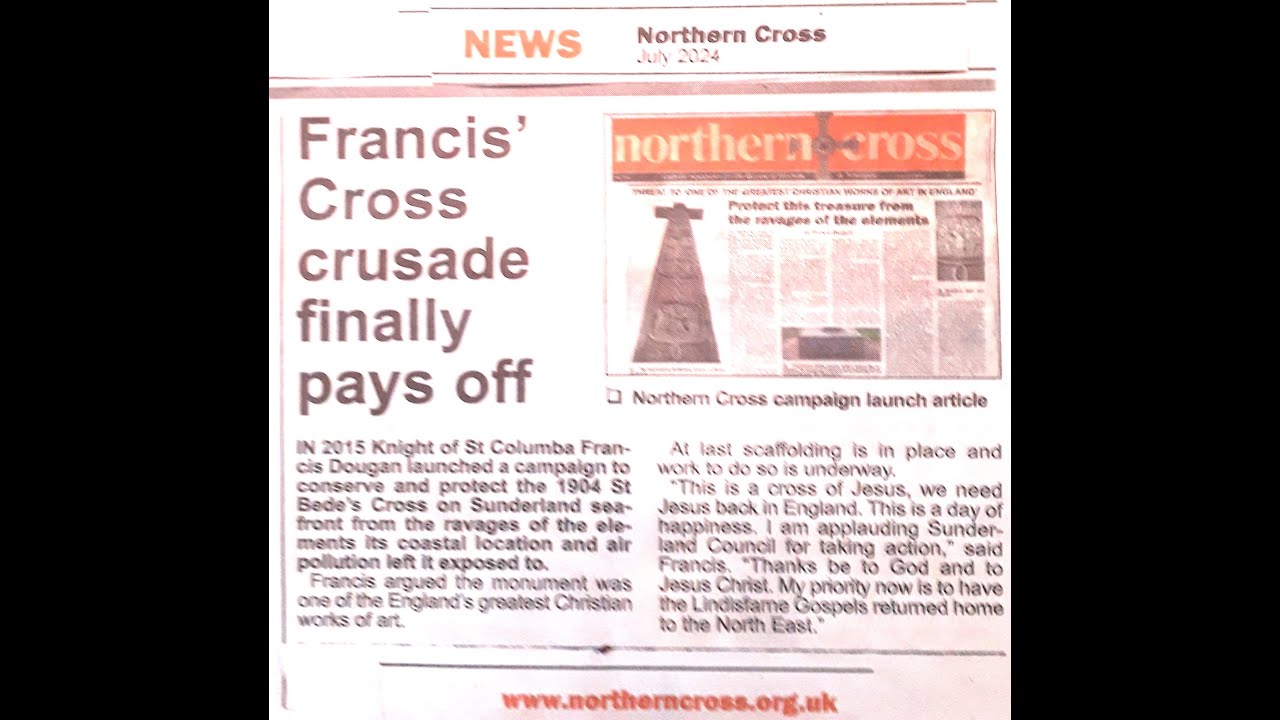 Sunderland, England, St  Bede's Cross conservation with DJ Frank Dougan 24 June 2024