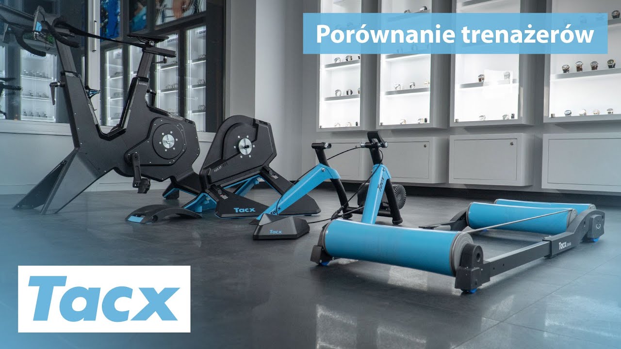 Porównanie trenażerów Tacx — Galaxia, Boost, Neo 2T oraz Neo Bike Smart
