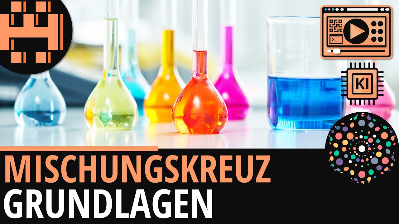 Mischungskreuz Grundlagen │Chemie Lernvideo [Learning Level Up] [KI]