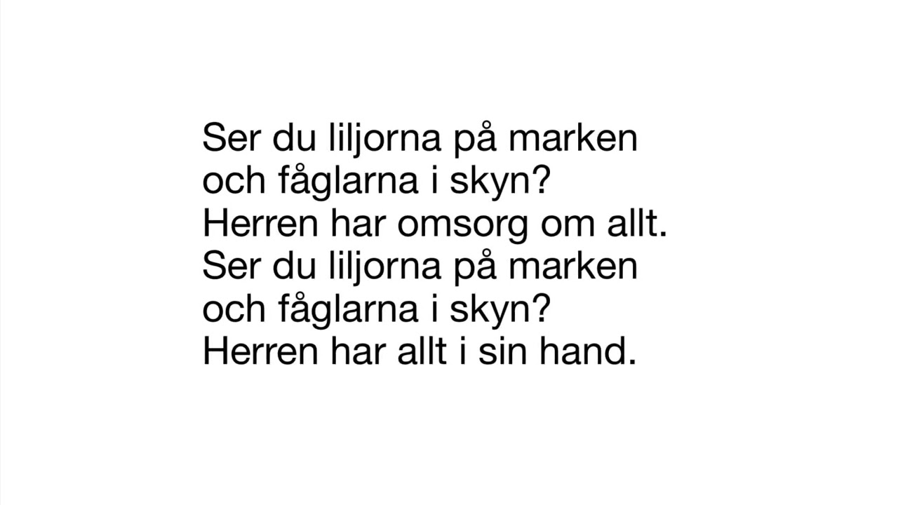 Kasta dina bördor på Herren