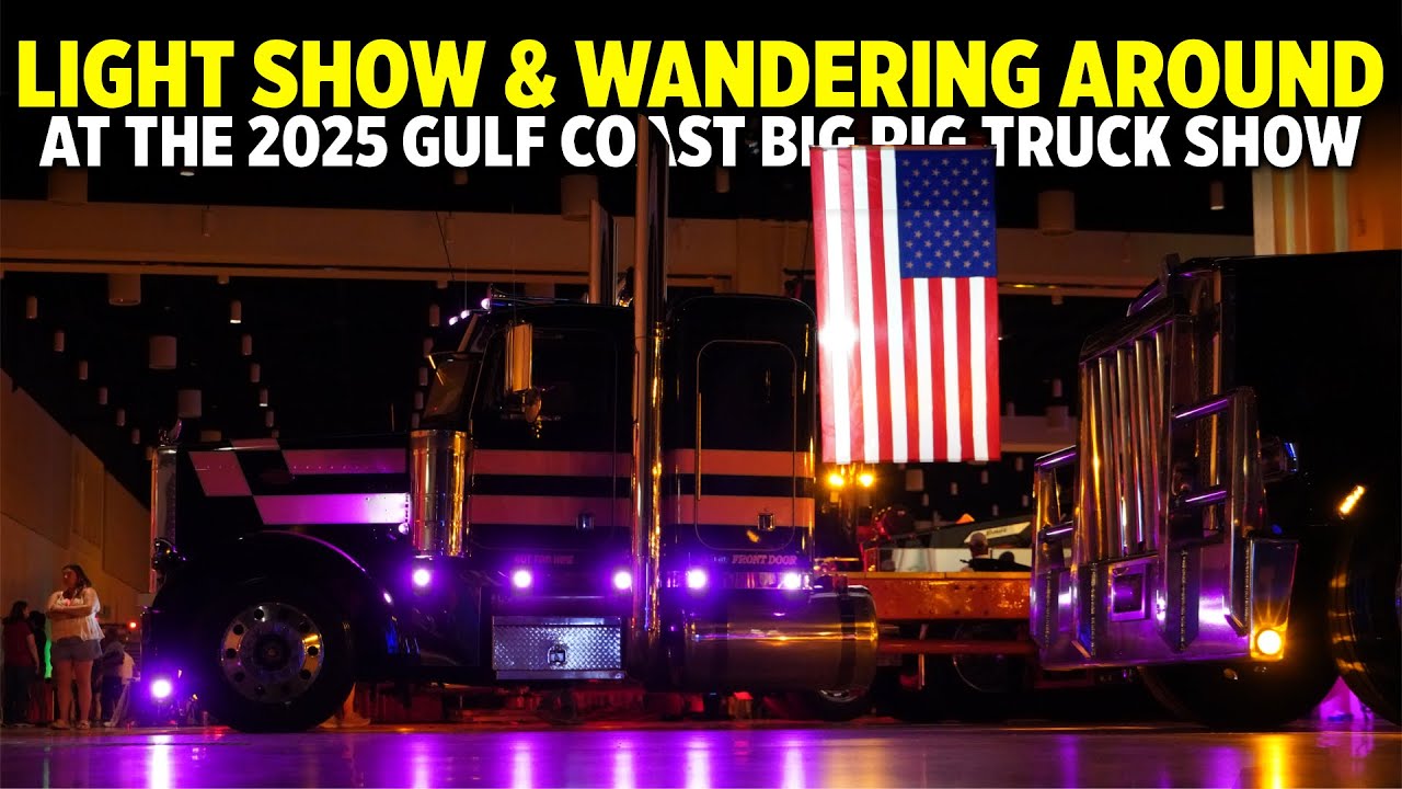 Light Show at the 2025 Gulf Coast Big Rig Truck Show
