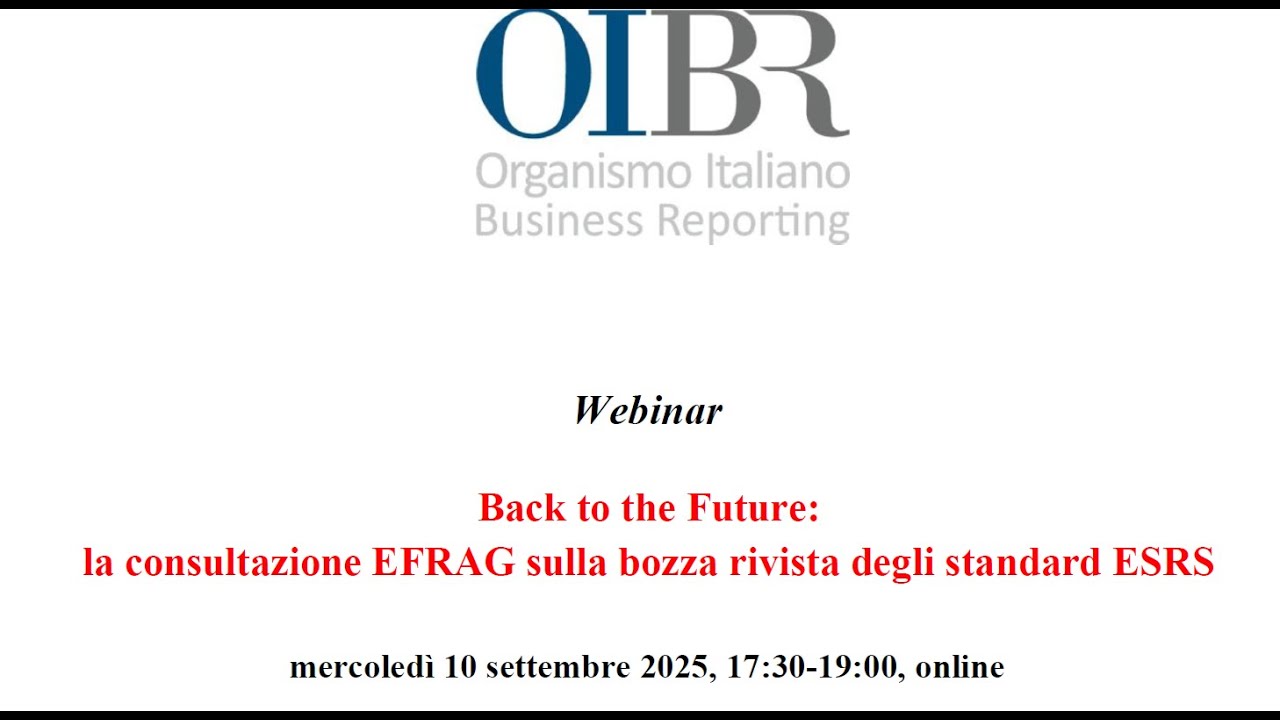 Back to the Future: la consultazione EFRAG sulla bozza rivista degli standard ESRS