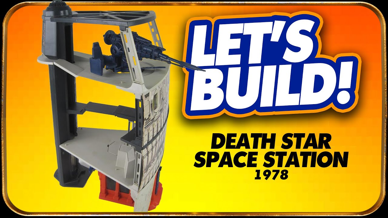 Building the Vintage Star Wars Death Star Space Station Playset From Kenner 1978