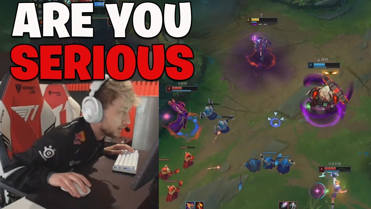 Rekkles немного разозлился на своего саппорта
