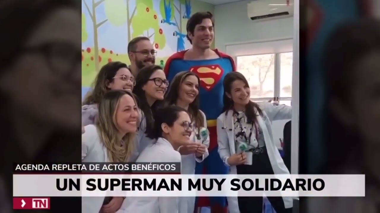 Spanish tv news report - Leonardo Muylaert ❤️🇪🇸 #superman #superheroe #christopherreeve #voluntario
