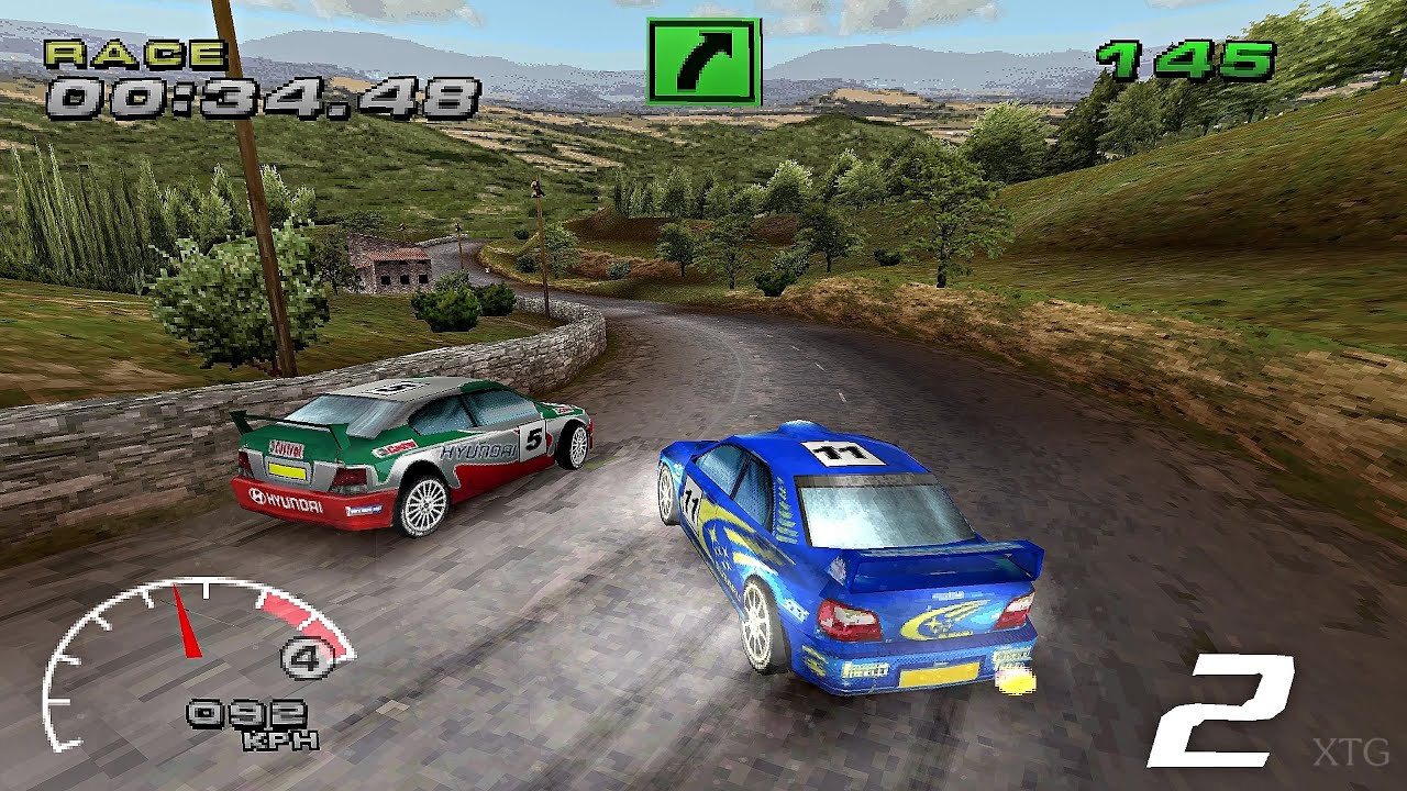 WRC: FIA World Rally Championship Arcade PS1 Gameplay HD (Beetle PSX HW)