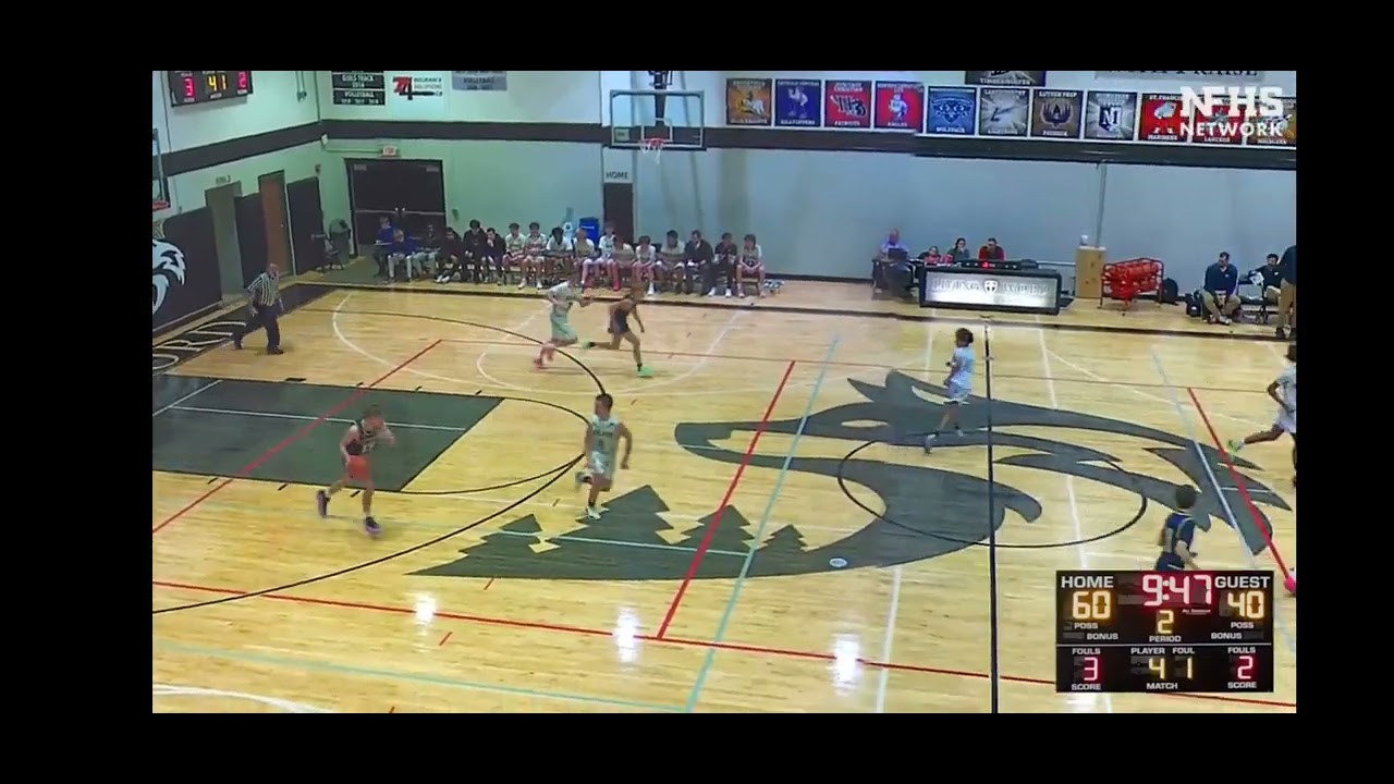 Living Word Lutheran vs Watertown Luther Prep JV2 Boys Basketball 2nd half part 2