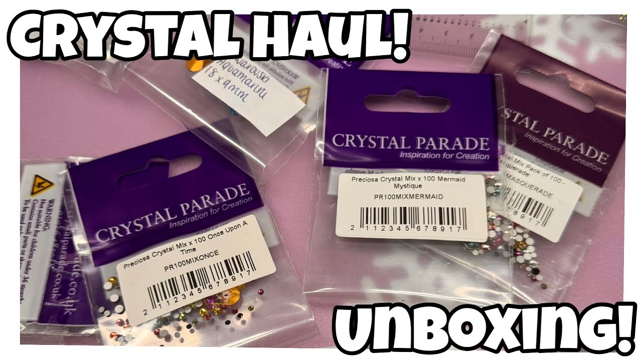Распаковка покупок из Crystal Parade!