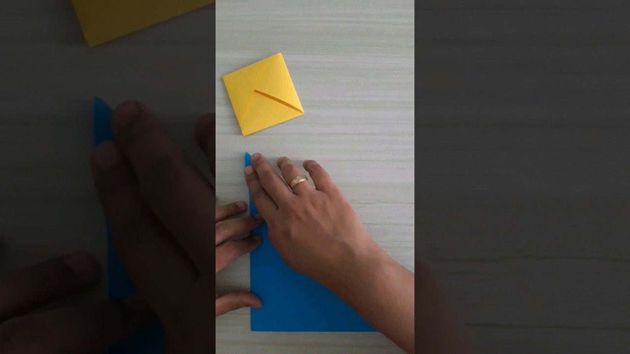 Easy Origami Pocket Envelope #shorts #origamiandcrafts #origami #easy #pocket #envelope #trending