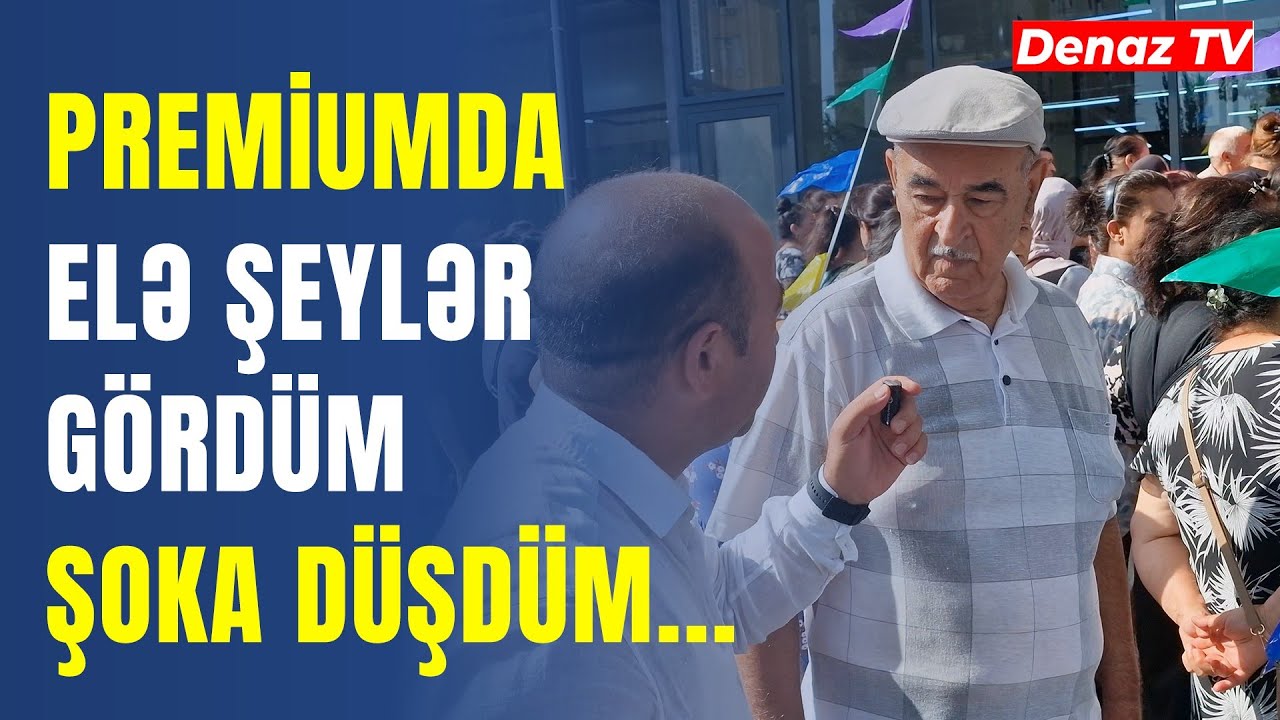 Sumqayıtda “Premium” marketin açılışında baş verənlər - Başçının birinci müavini əraziyə gəldi...