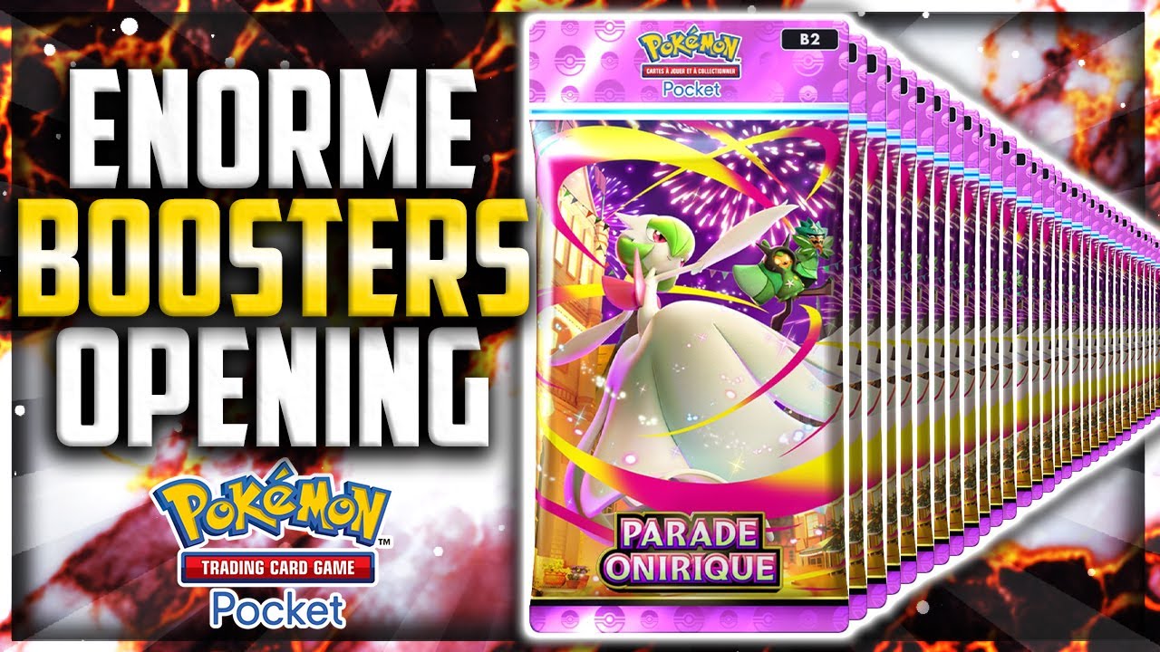 J'OUVRE 120 BOOSTERS PARADE ONIRIQUE ! Les CARTES sont MAGNIFIQUES ! Pokemon TCG Pocket