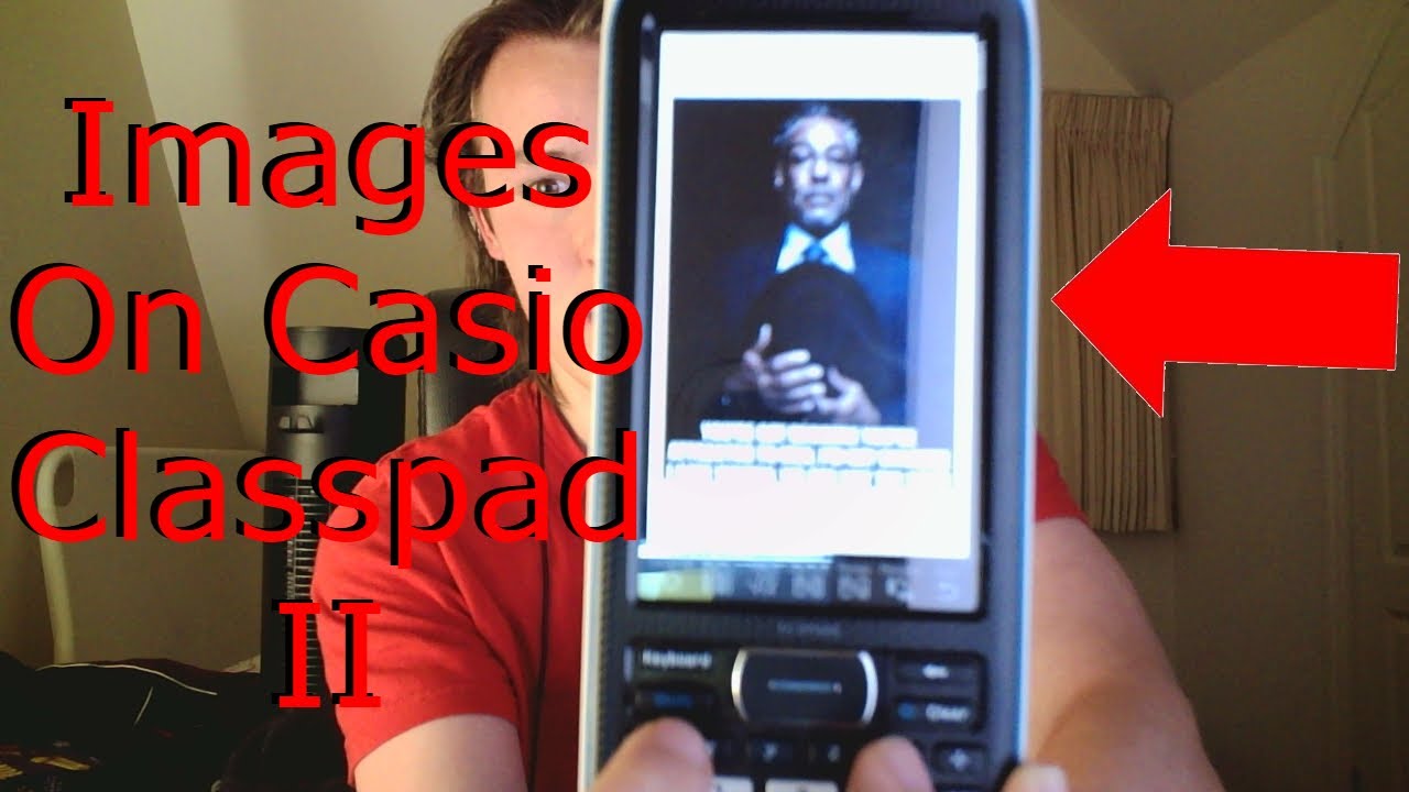 how to get images on a Casio calculator (Classpad II)