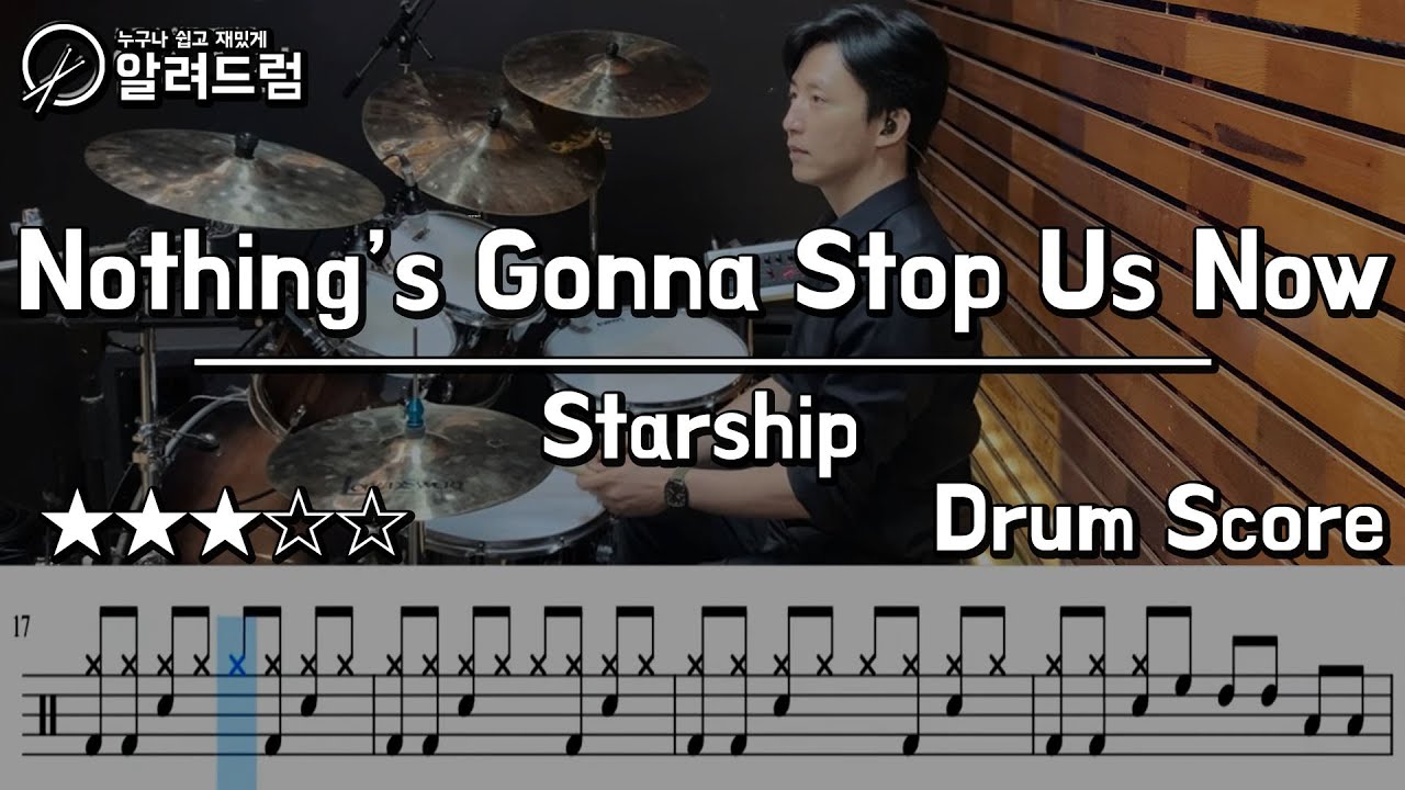 Nothing's Gonna Stop Us Now - Starship DRUM COVER