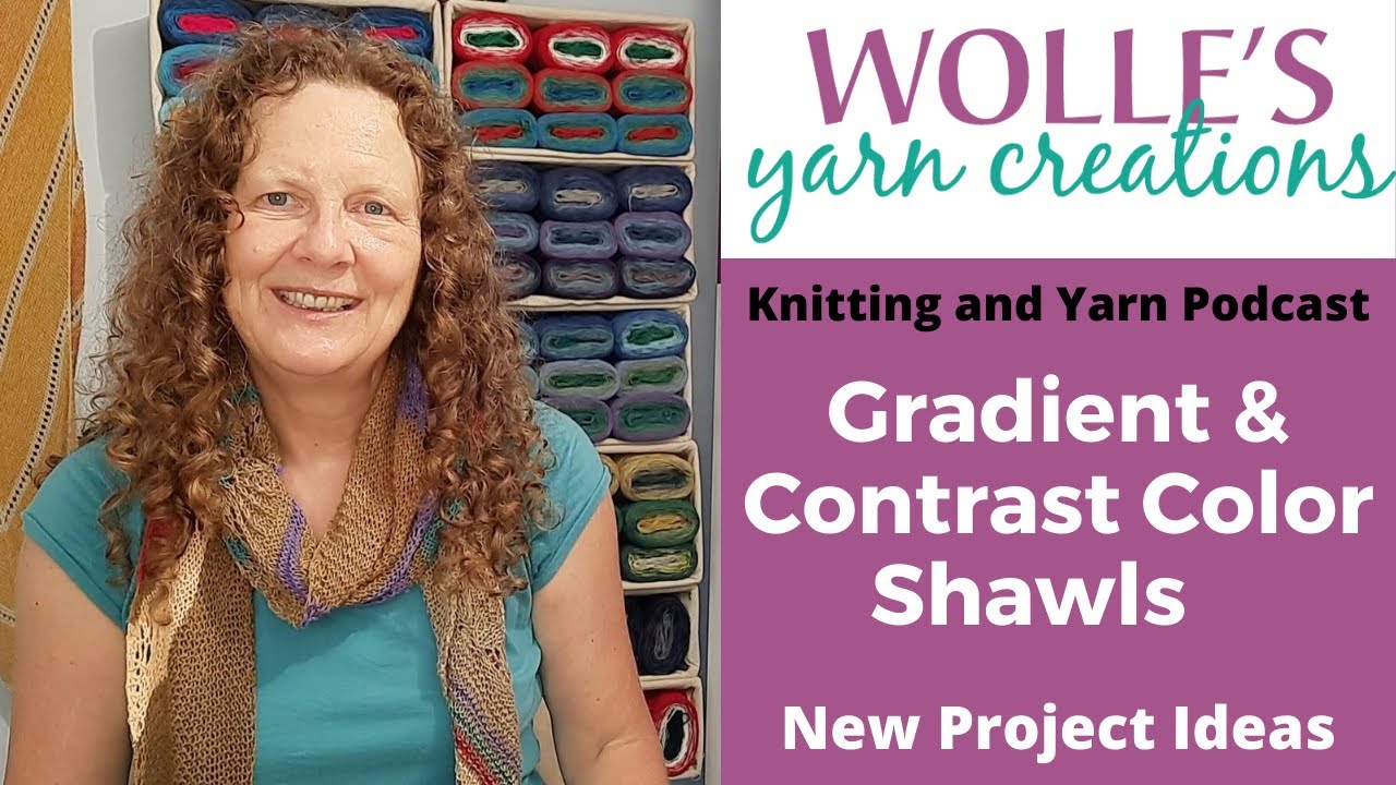 Gradient & Contrast Color Shawls