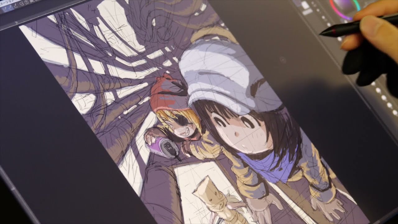 Drawing Manga: Yukito Kishiro on Battle Angel Alita: Mars Chronicle- Color Illustration Part 1