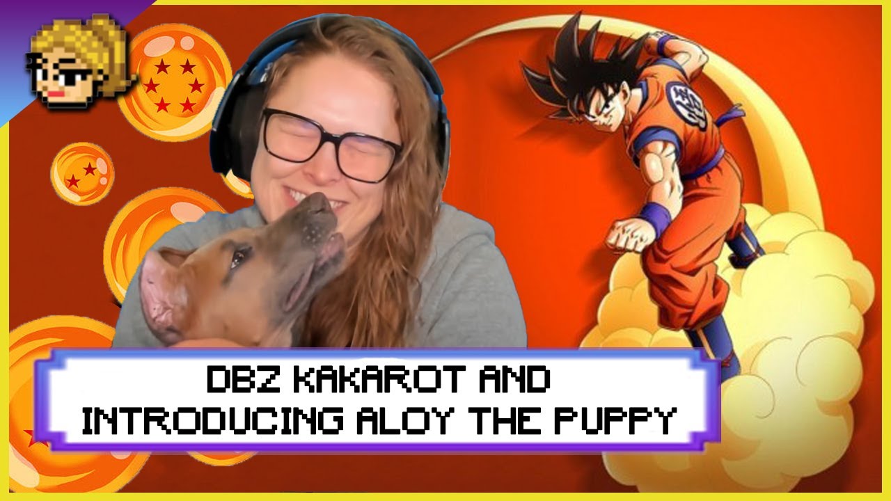 Ronda Rousey Plays Dragon Ball Z Kakarot and Introduces Her New Puppy Aloy!