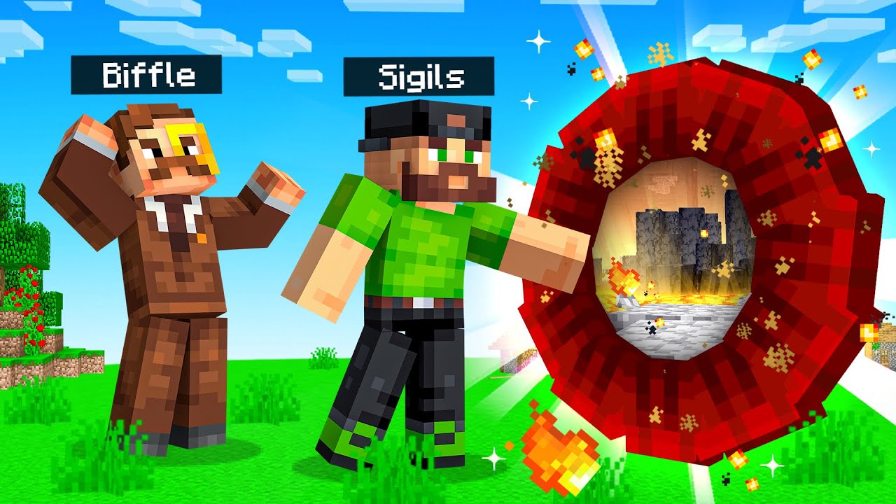 Making an INFINITE TELEPORTER in Minecraft Create
