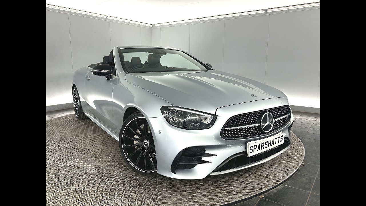 Mercedes-Benz E Class 2.0 E220d AMG Line (Premium) Cabriolet G-Tronic+ Euro 6 (s/s) 2dr