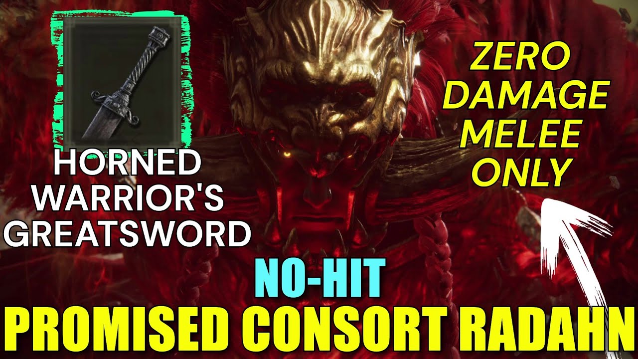 Promised Consort Radahn - No Hit - Horned Warrior's GreatSword - Elden Ring DLC