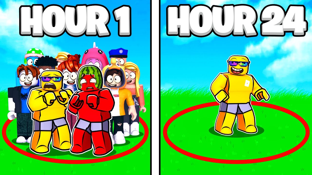 Last To Leave Circle Wins $5,000 (ROBLOX)