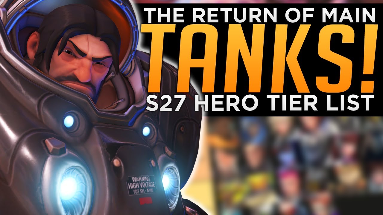 Overwatch: The Return of Main TANKS! - Hero Meta Tier List S27