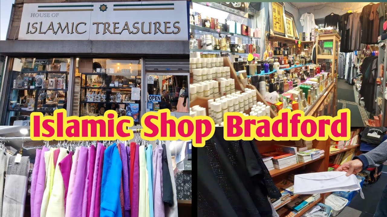 Visiting islamic store at Bradford | islamic shop England | Abaya, hijab pin, scarf, niqab, etc..