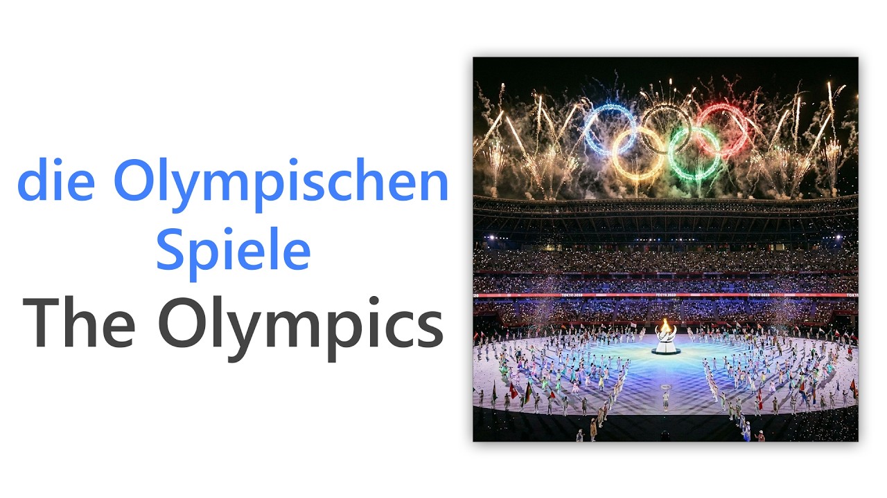 74 German Words for the Olympics | A2 German Vocabulary