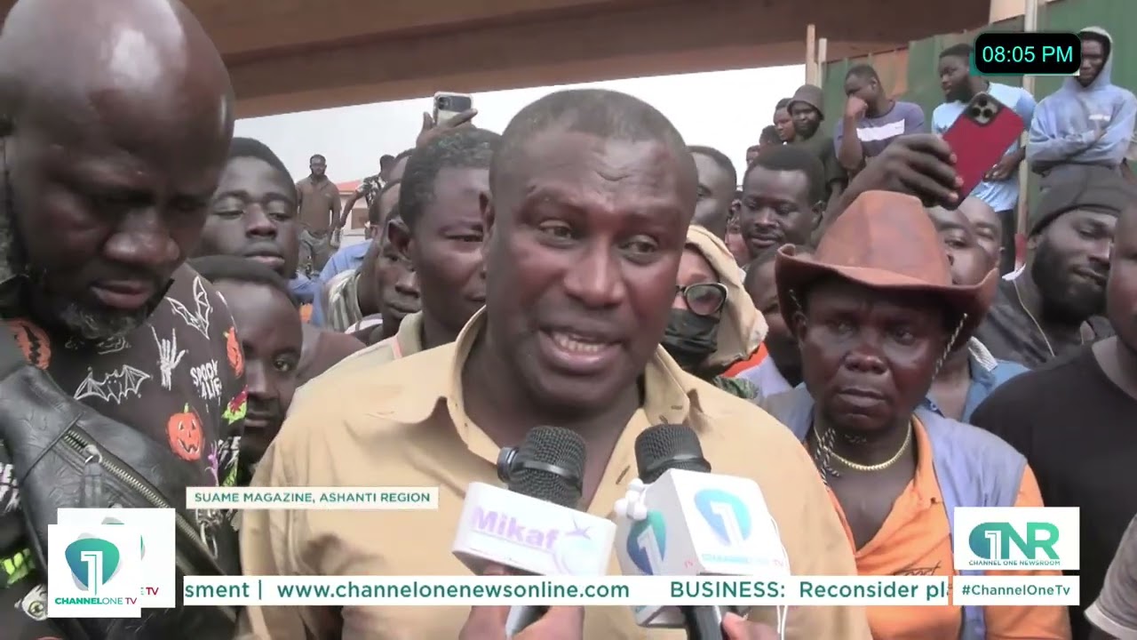 Suame 4-Tier Interchange Blocked: Artisans & Traders Protest Deadly Dust Pollution