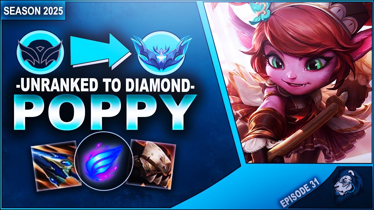 IS KOREA'S FAVOURITE JUNGLER BACK TO BEING S+ POPPY! - Unranked to Diamond | League of Legends