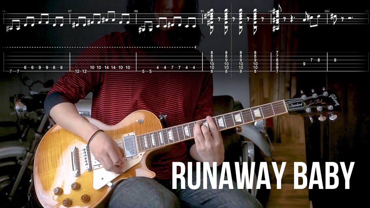 【TAB】Runaway Baby / Bruno Mars (Guitar cover)