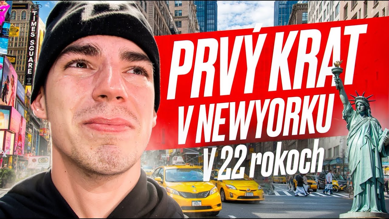 SÁM V NEWYORKU 🇺🇸 | Splnil som si detský sen!