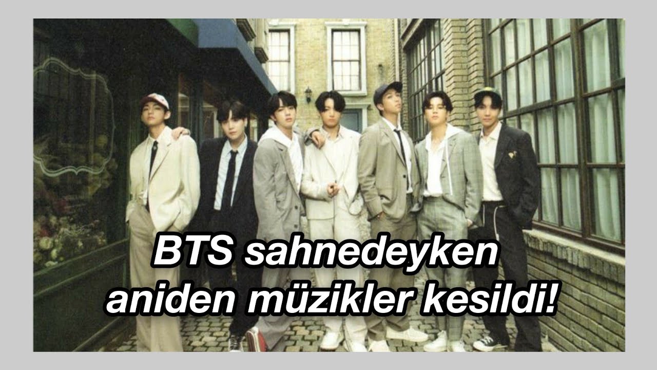 BTS sahnedeyken müzik kesildi, Yine üyeler unutuldu!