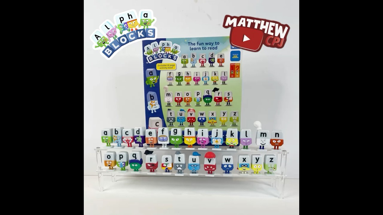 Alphablocks, Alphabet character set 🔤🔡🔠🥰