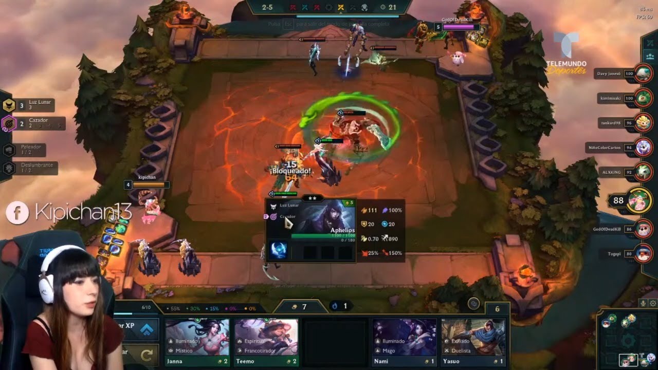 LIVE eSports | LoL | Team Fight Tactics Ranks!  | Telemundo Deportes