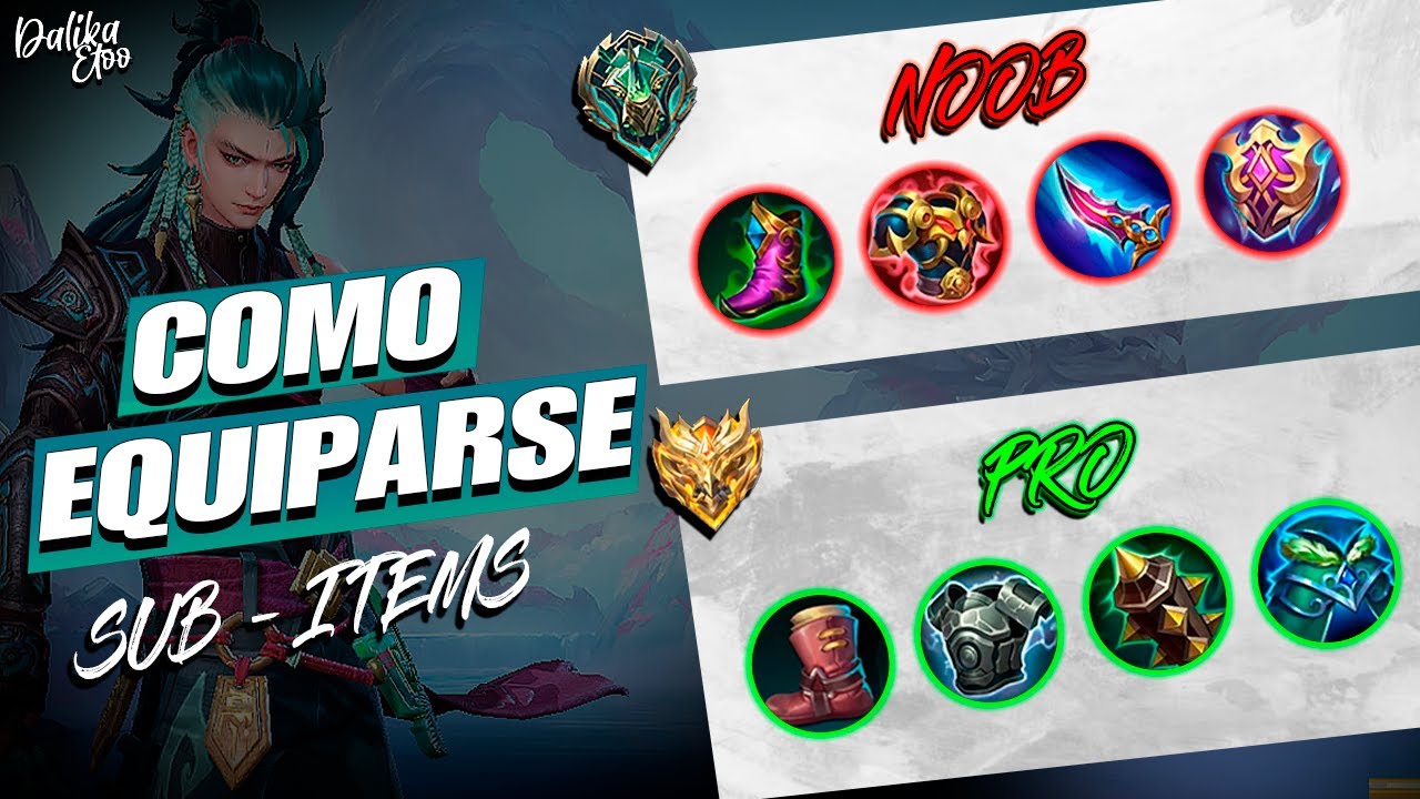 GUIA COMPLETA DE ITEMS - COMO EQUIPARSE CORRECTAMENTE CON CUALQUIER ROL - MLBB ESPA&Ntilde;OL