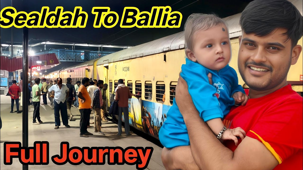 🔥 13105 Ballia Sealdah Express | Chhath Puja Wali Bhid #indianrailways #travel #chhathpuja 