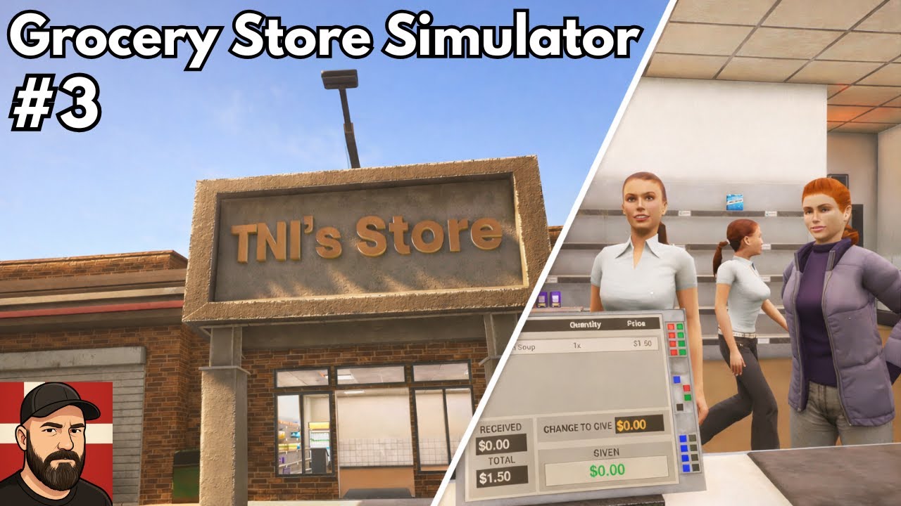 Grocery Store Simulator #3 | Butikken vokser [Dansk]