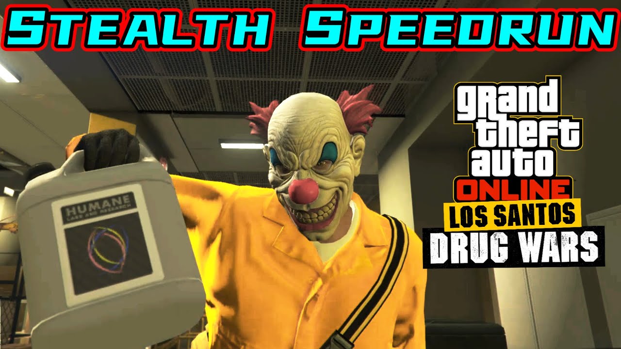 Off the rails-First Dose 6 stealth speed-run Gta Online Drug Wars