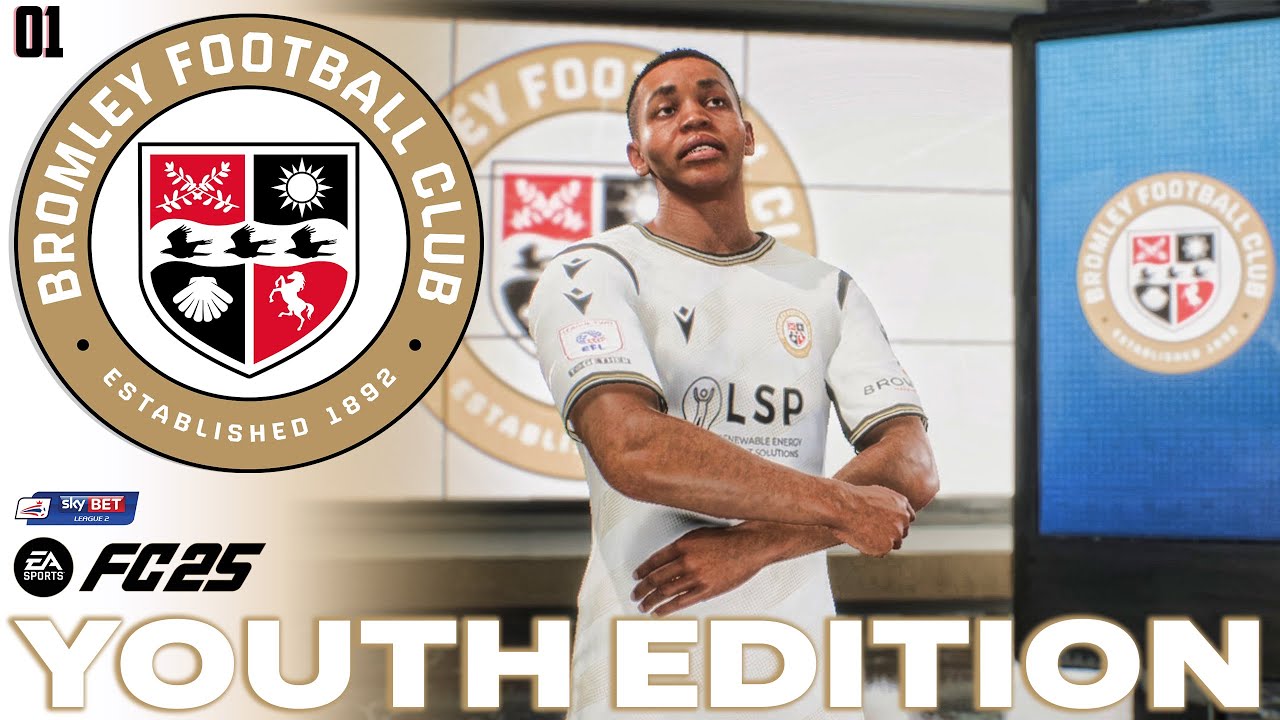 🚨 Youth Academy to UCL? | EA FC 25 Career Mode (Bromley FC RTG &ndash; Youth Edition E1)