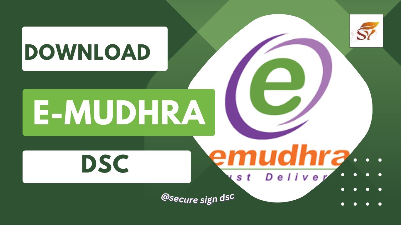 emudhra - How to download emudhra Dsc Through Desktop App