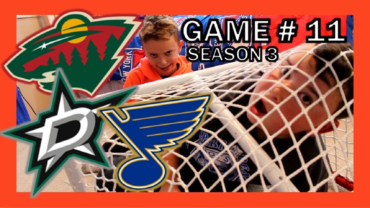 Хоккей на коленях, сезон 3 &mdash; игра 11 &mdash; BLUES / STARS / WILD &mdash; QUINNBOYSTV